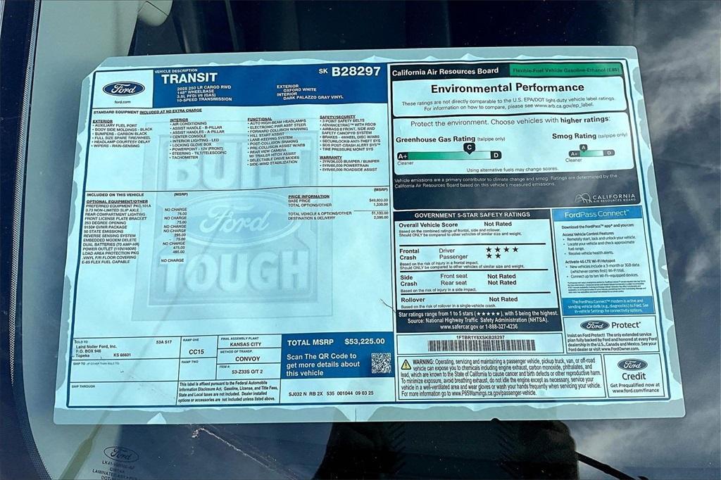 new 2025 Ford Transit-250 car, priced at $47,903