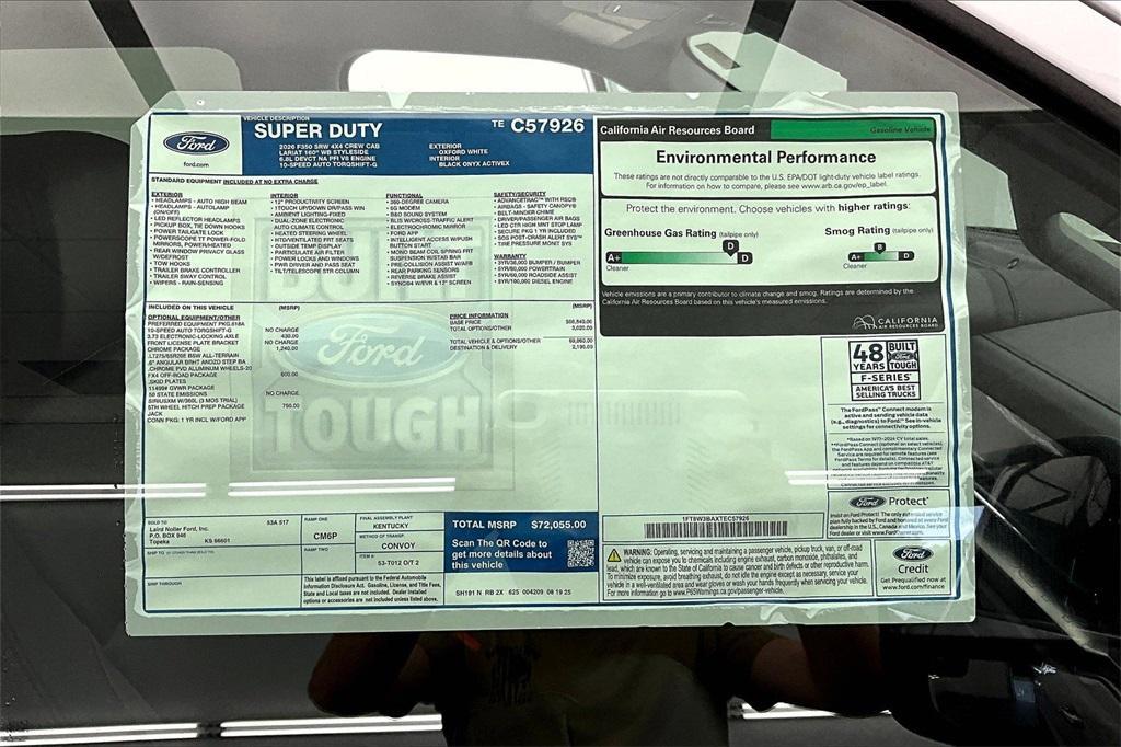 new 2026 Ford F-350 car, priced at $64,850