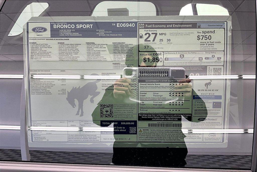 new 2026 Ford Bronco Sport car, priced at $39,024