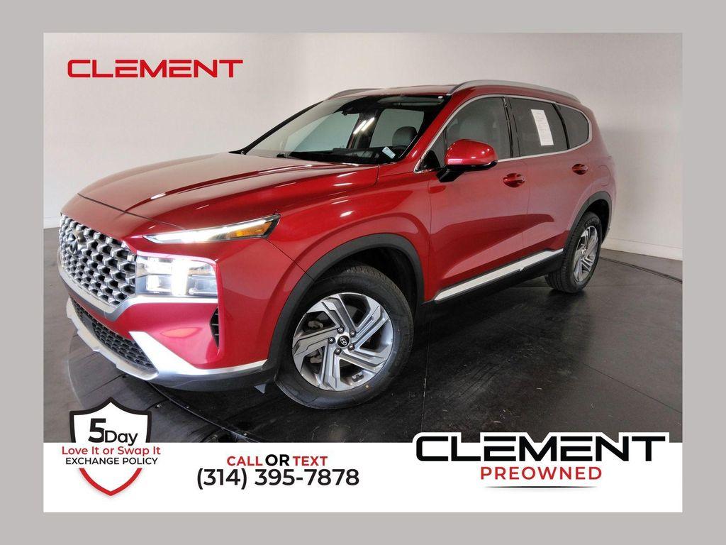 used 2021 Hyundai Santa Fe car, priced at $19,200