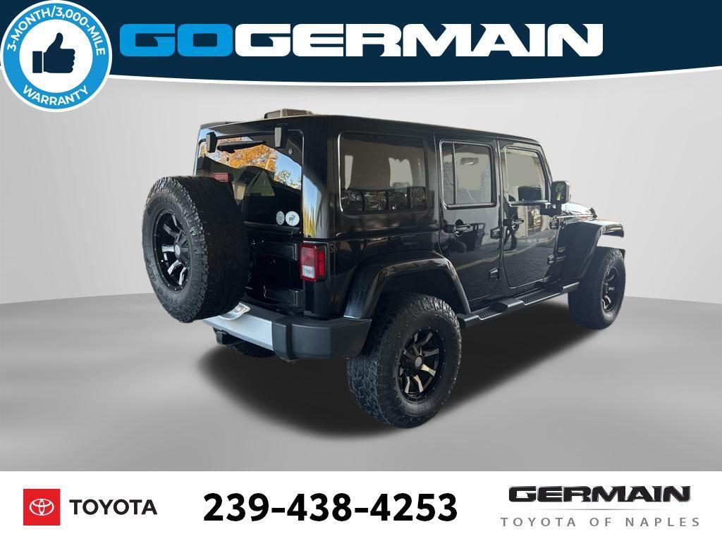 used 2015 Jeep Wrangler Unlimited car, priced at $20,986