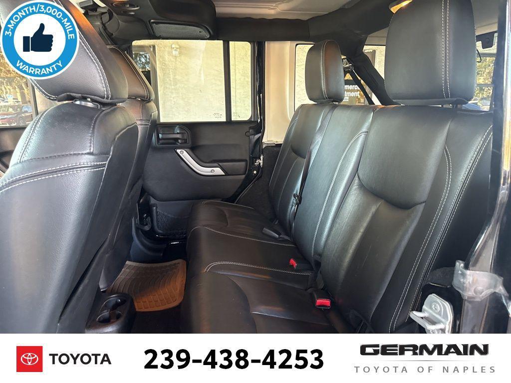 used 2015 Jeep Wrangler Unlimited car, priced at $20,986