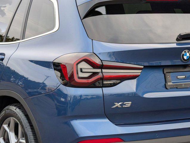 used 2022 BMW X3 car, priced at $35,498