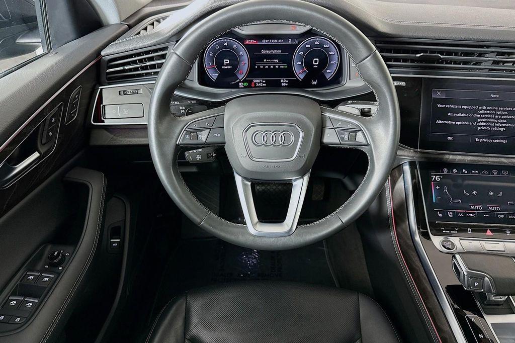 used 2023 Audi Q8 car, priced at $46,563