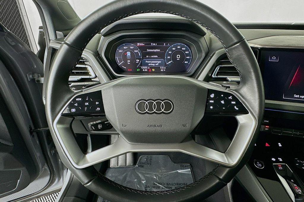 used 2024 Audi Q4 e-tron Sportback car, priced at $34,293