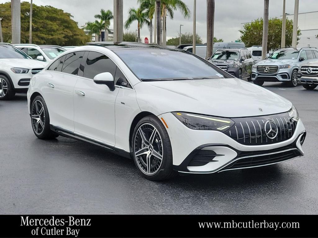 used 2023 Mercedes-Benz AMG EQE car, priced at $56,547
