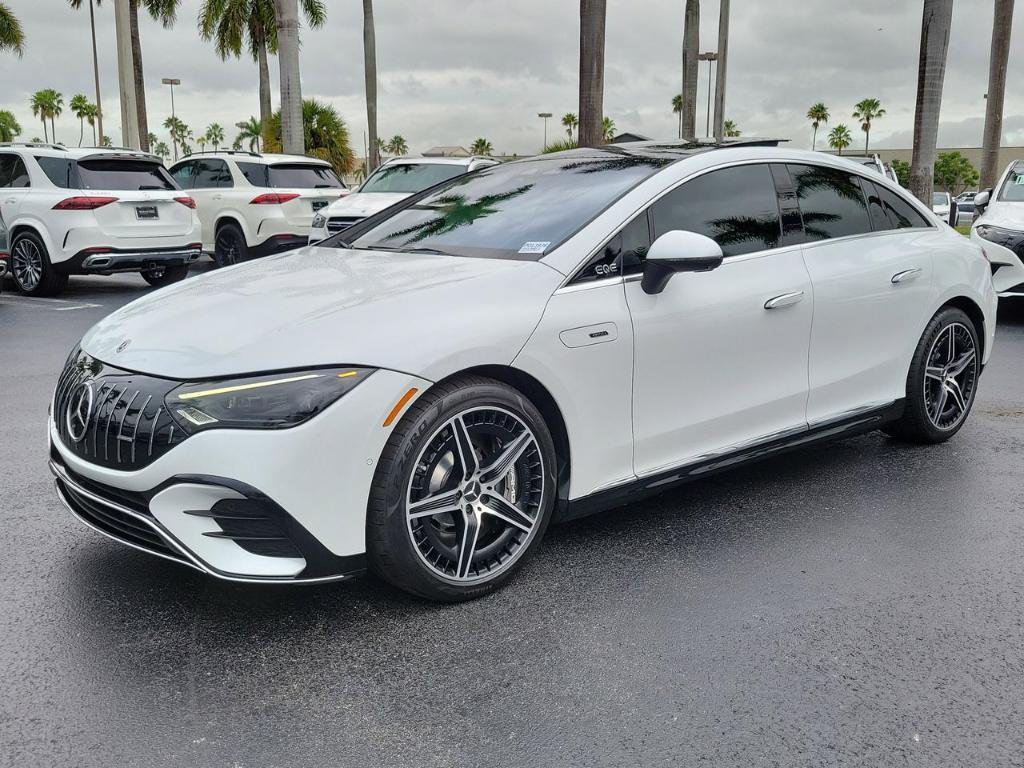 used 2023 Mercedes-Benz AMG EQE car, priced at $56,547