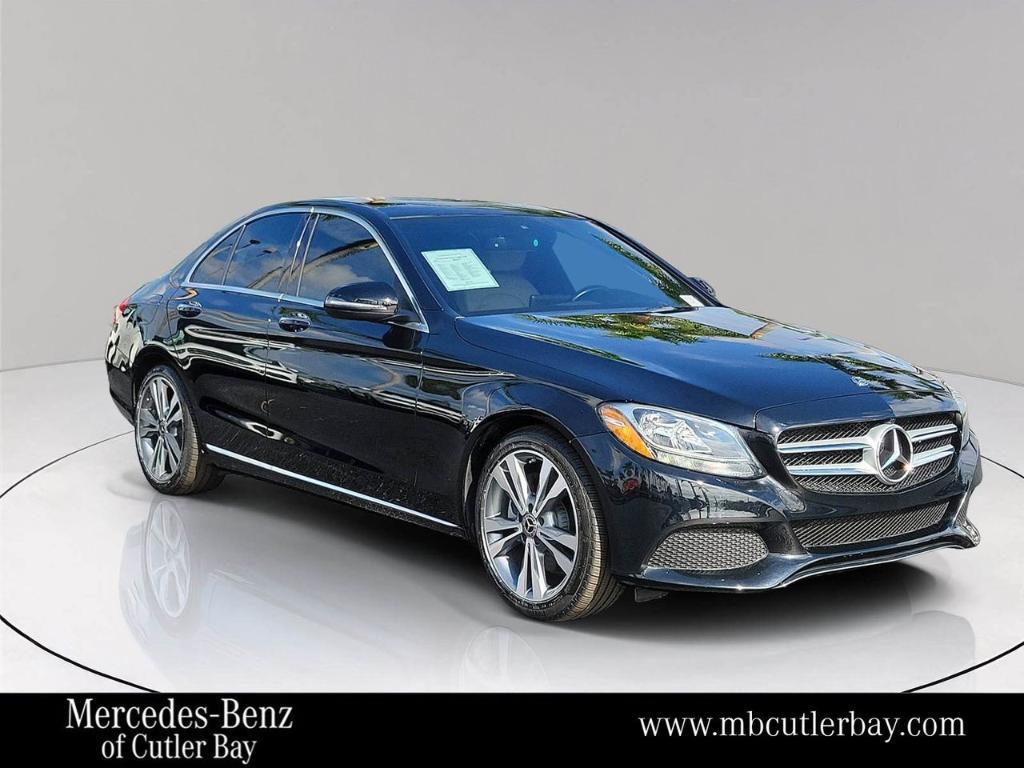 used 2018 Mercedes-Benz C-Class car, priced at $18,773