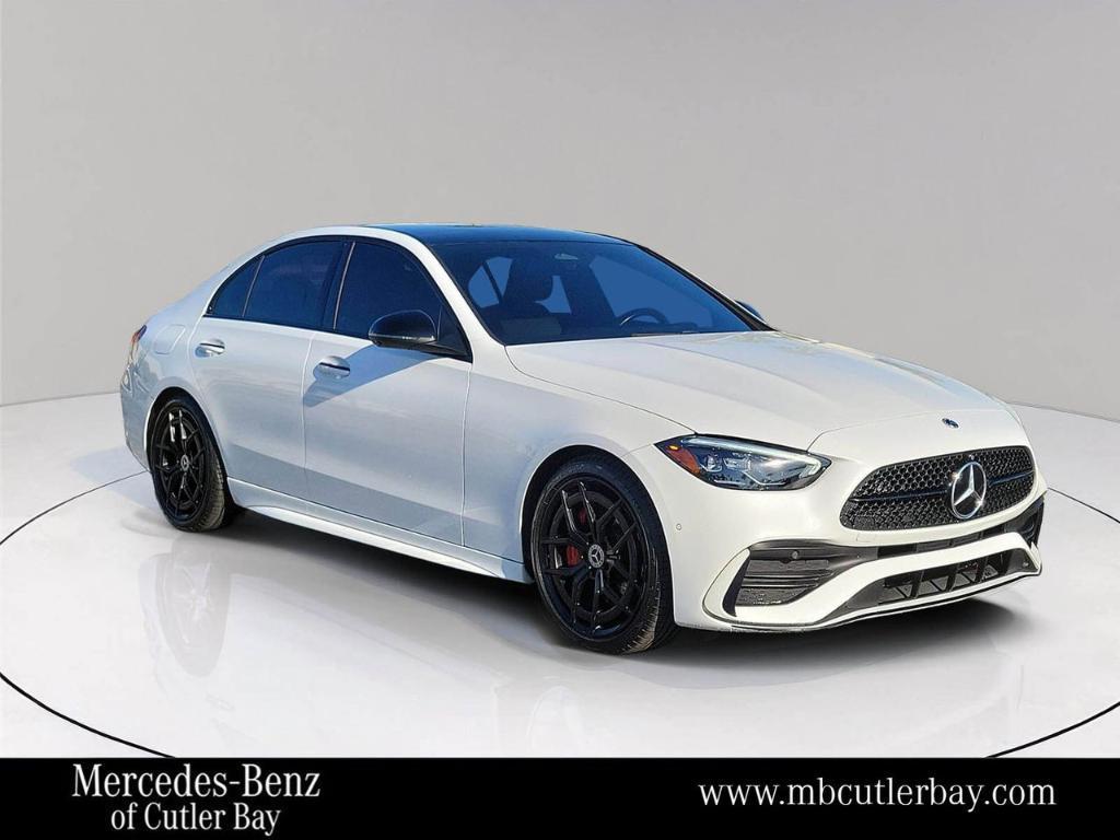used 2022 Mercedes-Benz C-Class car, priced at $28,747