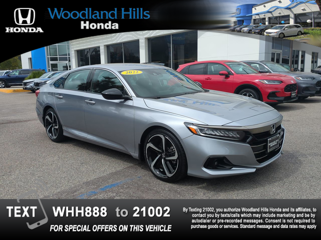 used 2022 Honda Accord car, priced at $25,588