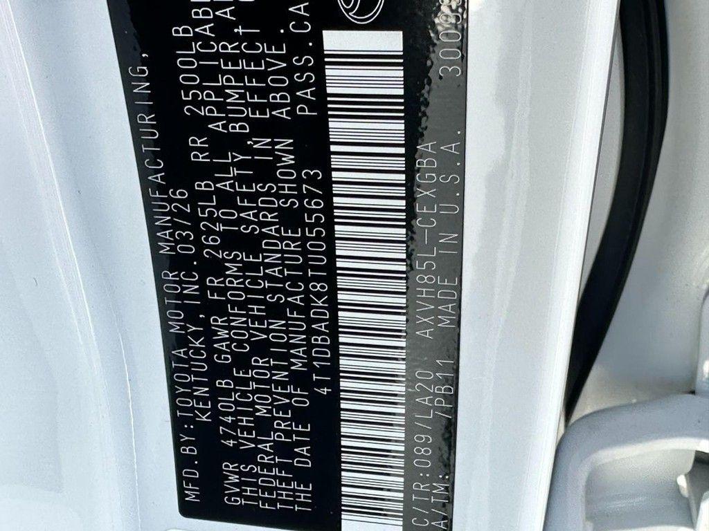 new 2026 Toyota Camry car, priced at $44,933