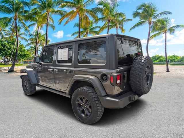 used 2022 Jeep Wrangler Unlimited car, priced at $25,884