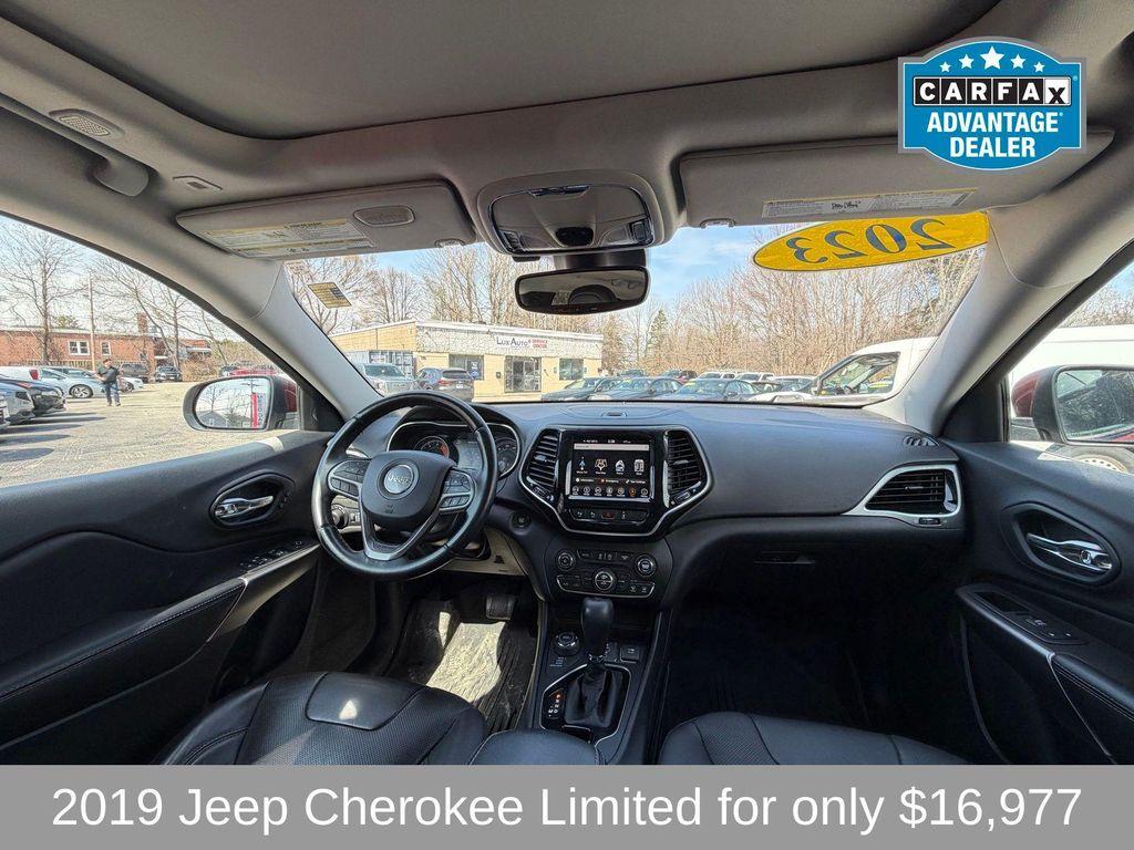 used 2019 Jeep Cherokee car, priced at $16,977