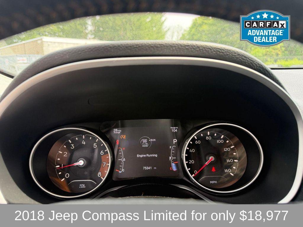 used 2018 Jeep Compass car, priced at $19,676