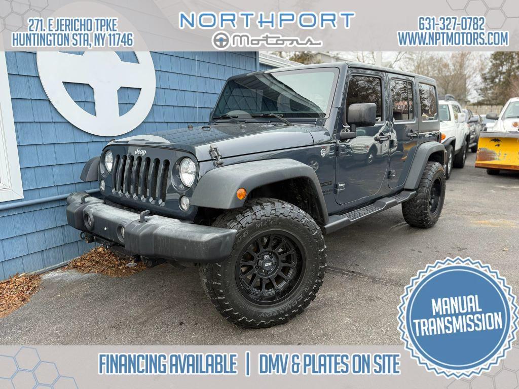 used 2016 Jeep Wrangler Unlimited car, priced at $14,995