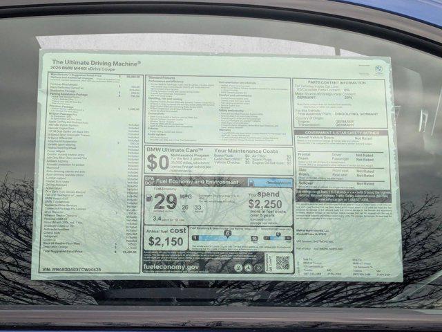 new 2026 BMW M440 car, priced at $74,229