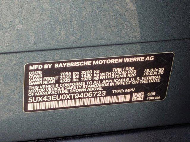 new 2026 BMW X5 PHEV car, priced at $86,674