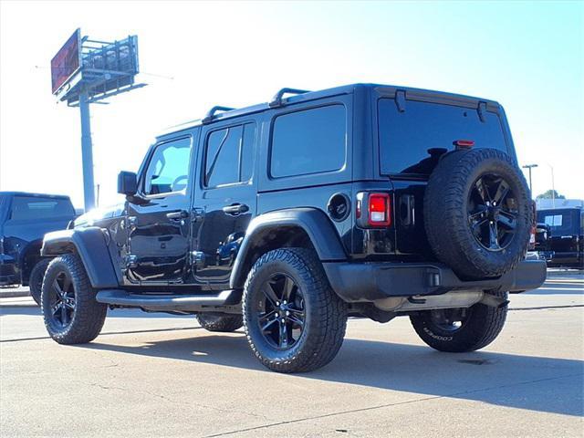 used 2021 Jeep Wrangler Unlimited car, priced at $26,903