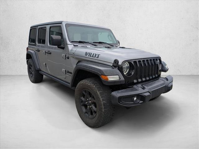 used 2020 Jeep Wrangler Unlimited car, priced at $23,159