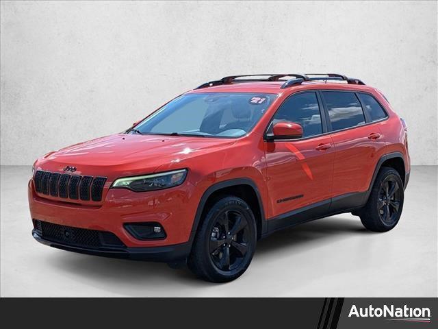 used 2021 Jeep Cherokee car, priced at $17,373