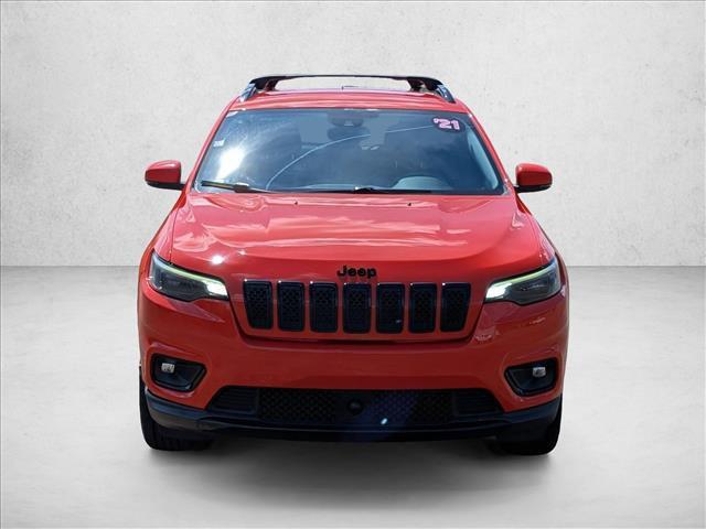 used 2021 Jeep Cherokee car, priced at $17,373