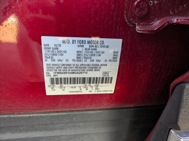 used 2021 Ford Explorer car, priced at $24,249