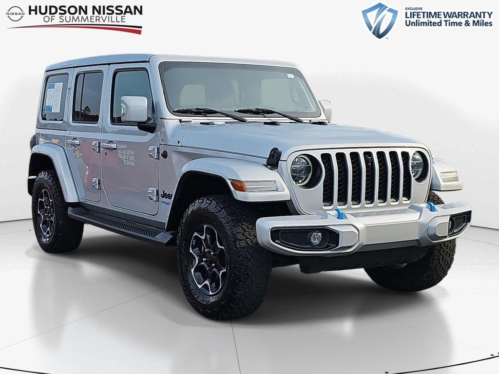used 2022 Jeep Wrangler Unlimited 4xe car, priced at $27,100