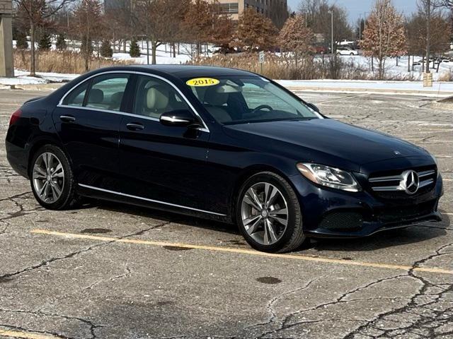 used 2015 Mercedes-Benz C-Class car, priced at $13,999