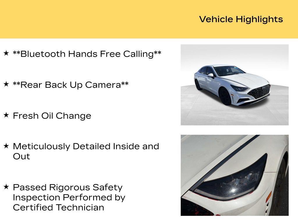 used 2020 Hyundai Sonata car, priced at $18,991