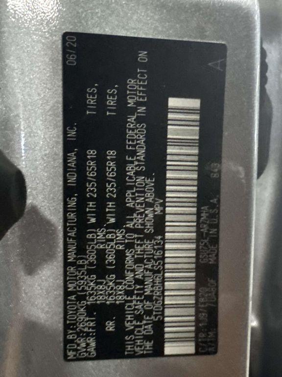 used 2020 Toyota Highlander car, priced at $28,599