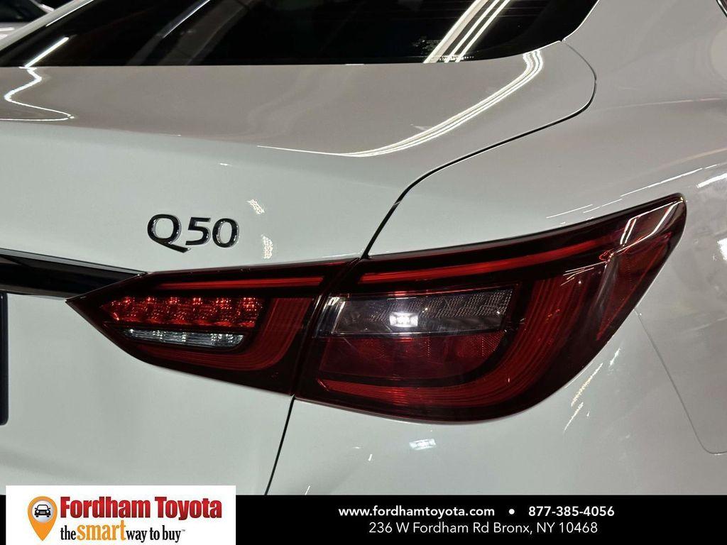 used 2022 INFINITI Q50 car, priced at $27,995