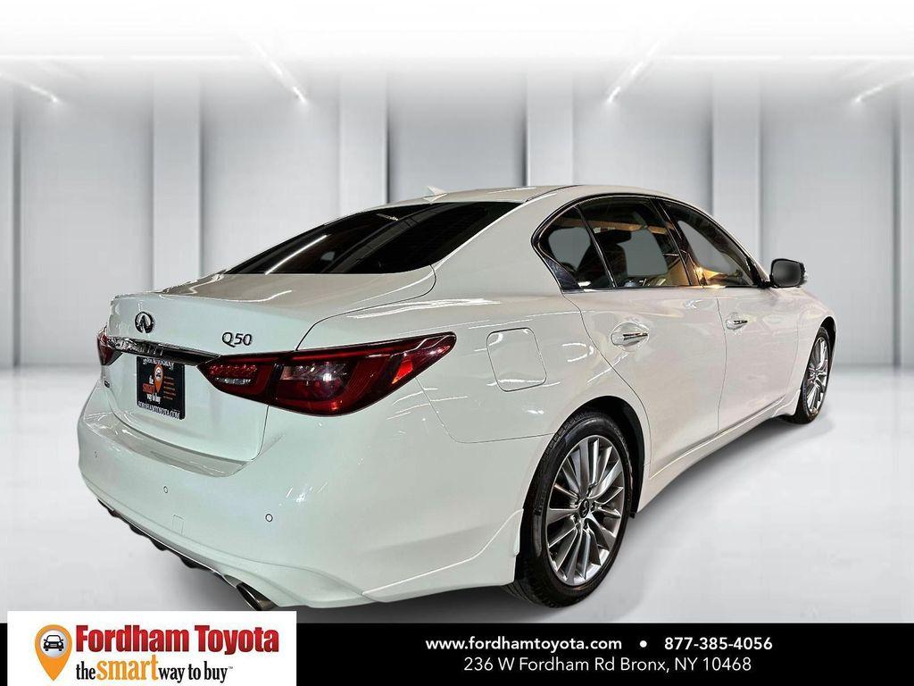 used 2022 INFINITI Q50 car, priced at $27,999