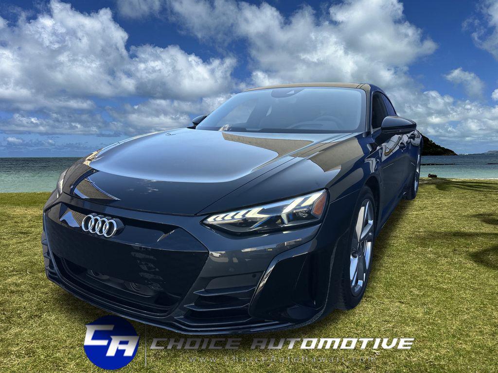 used 2024 Audi e-tron GT car, priced at $65,000