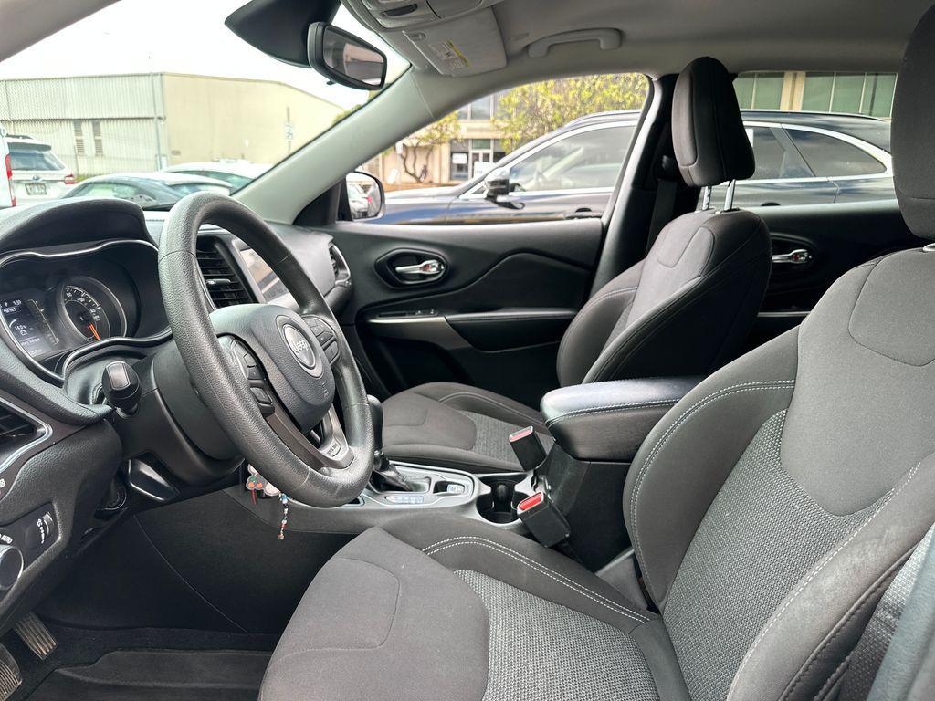 used 2021 Jeep Cherokee car, priced at $17,000