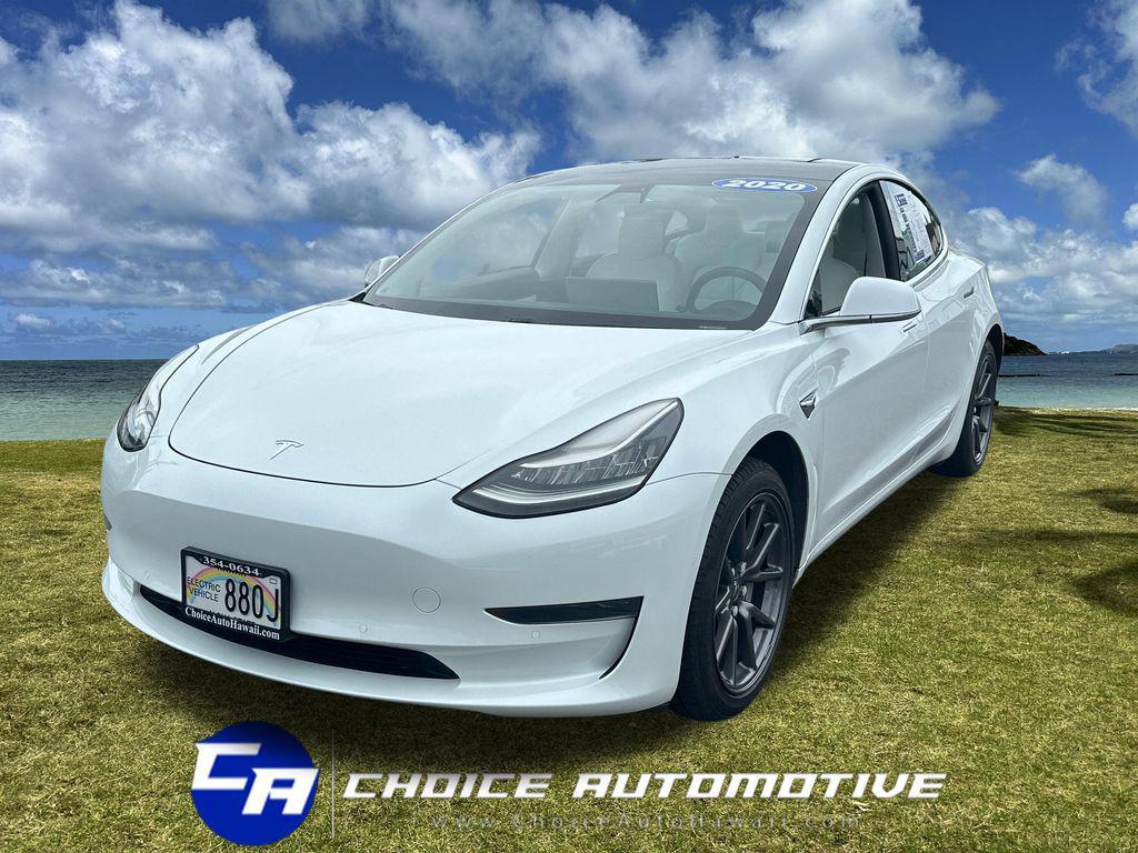 used 2020 Tesla Model 3 car, priced at $23,500