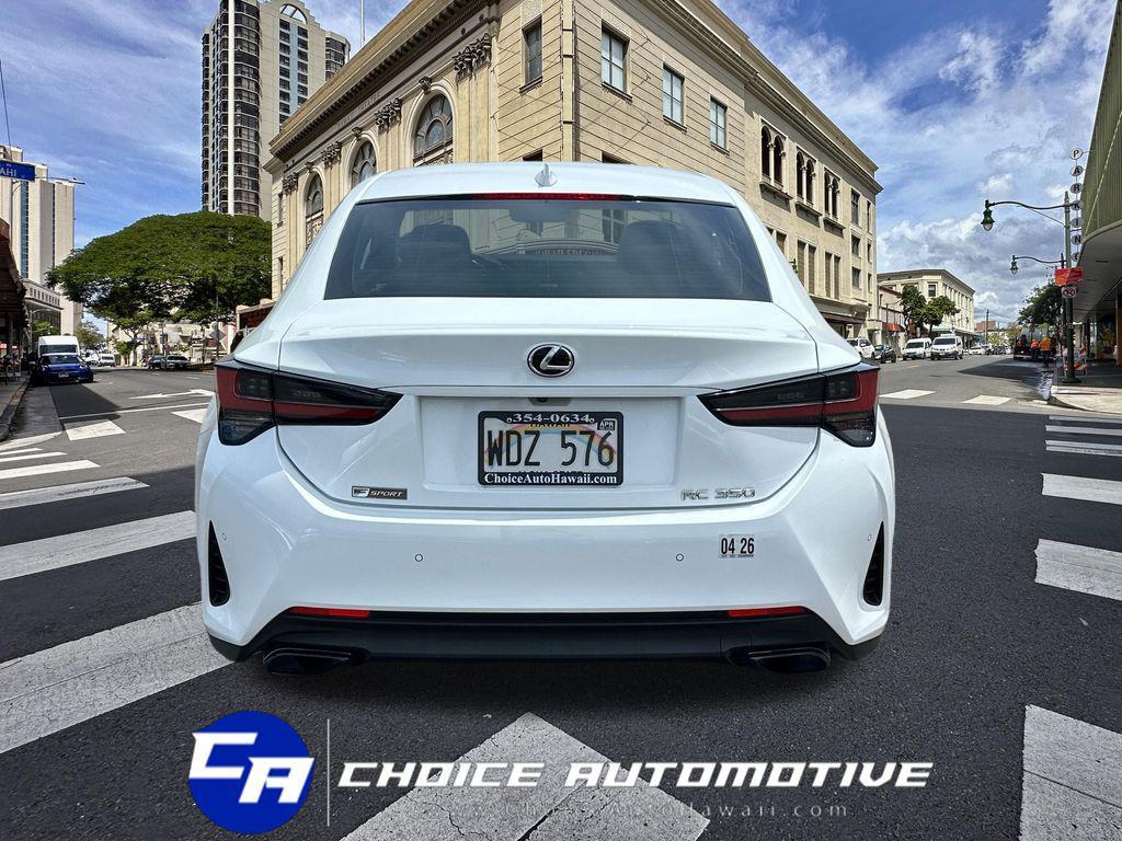 used 2021 Lexus RC 350 car, priced at $42,500