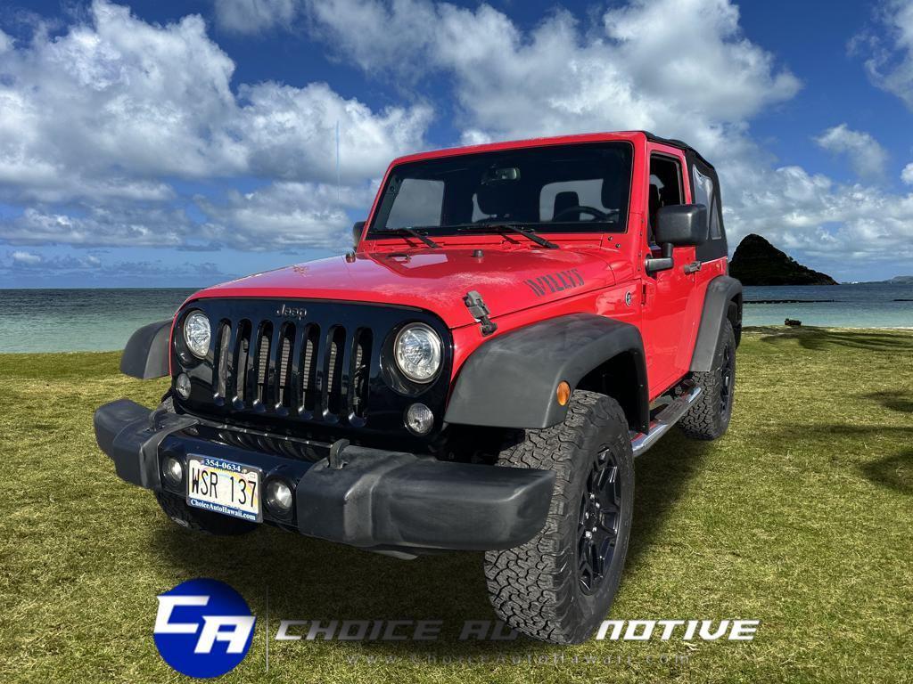 used 2017 Jeep Wrangler car, priced at $18,500
