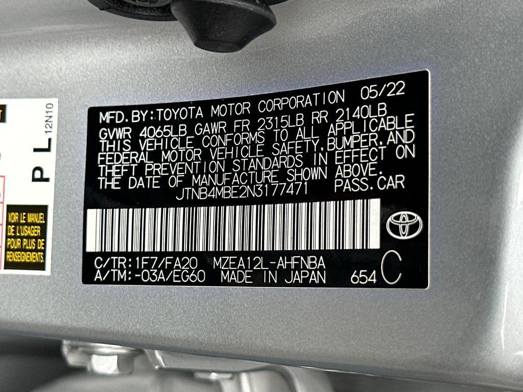 used 2022 Toyota Corolla car, priced at $22,000