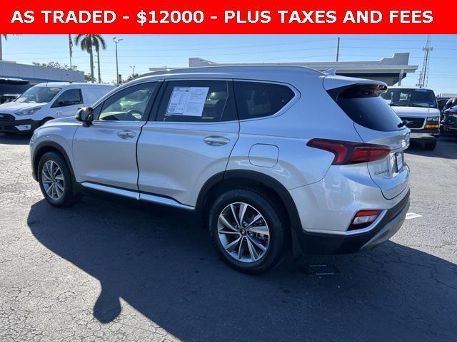 used 2019 Hyundai Santa Fe car, priced at $12,000