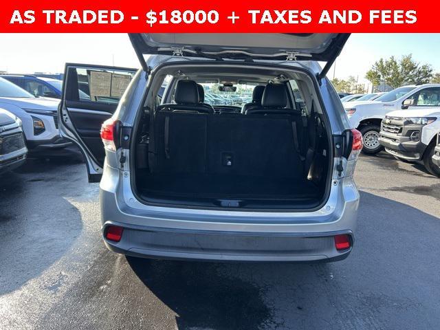 used 2018 Toyota Highlander car, priced at $18,000