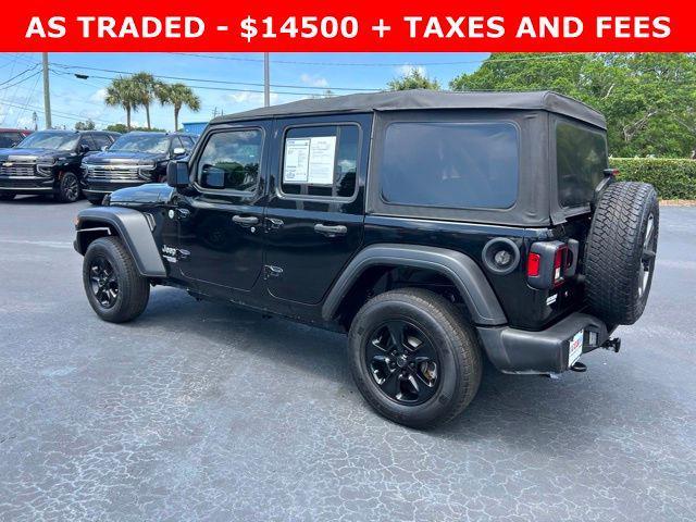 used 2018 Jeep Wrangler Unlimited car, priced at $15,699