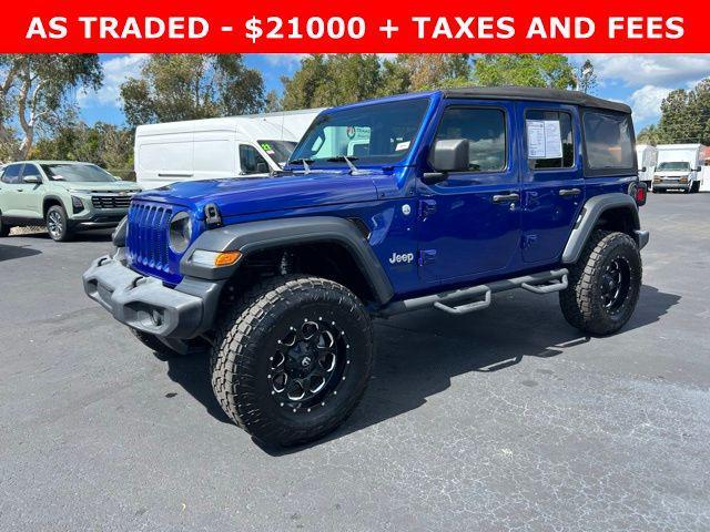 used 2019 Jeep Wrangler Unlimited car, priced at $20,900