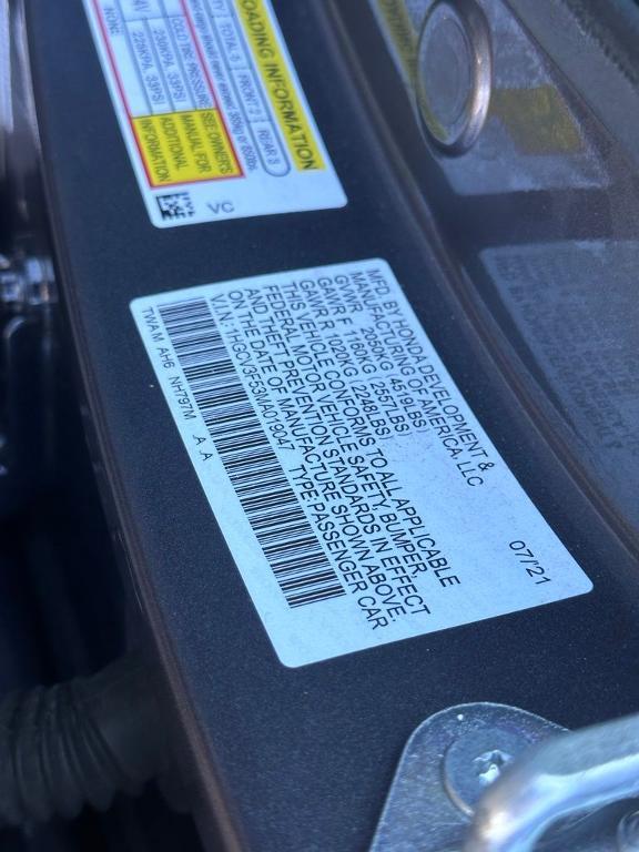 used 2021 Honda Accord Hybrid car, priced at $23,545