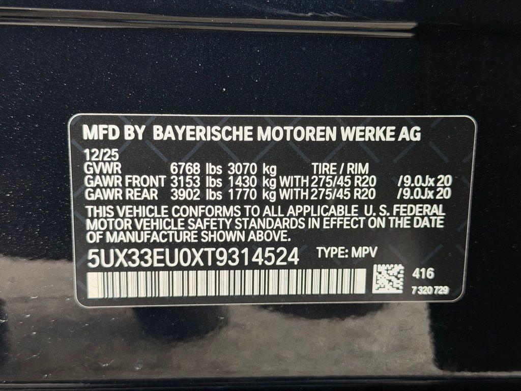 new 2026 BMW X5 car, priced at $102,920