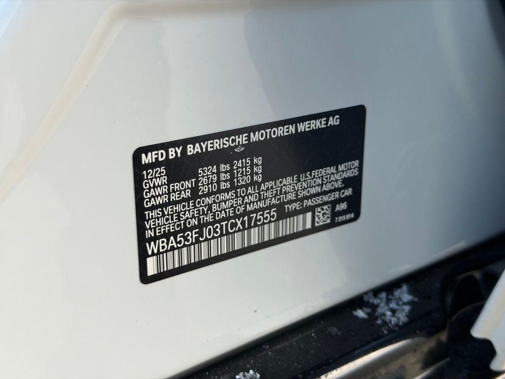 new 2026 BMW 530 car, priced at $67,625