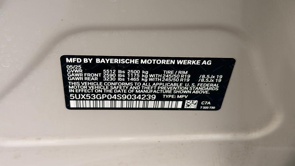 used 2025 BMW X3 car, priced at $52,000