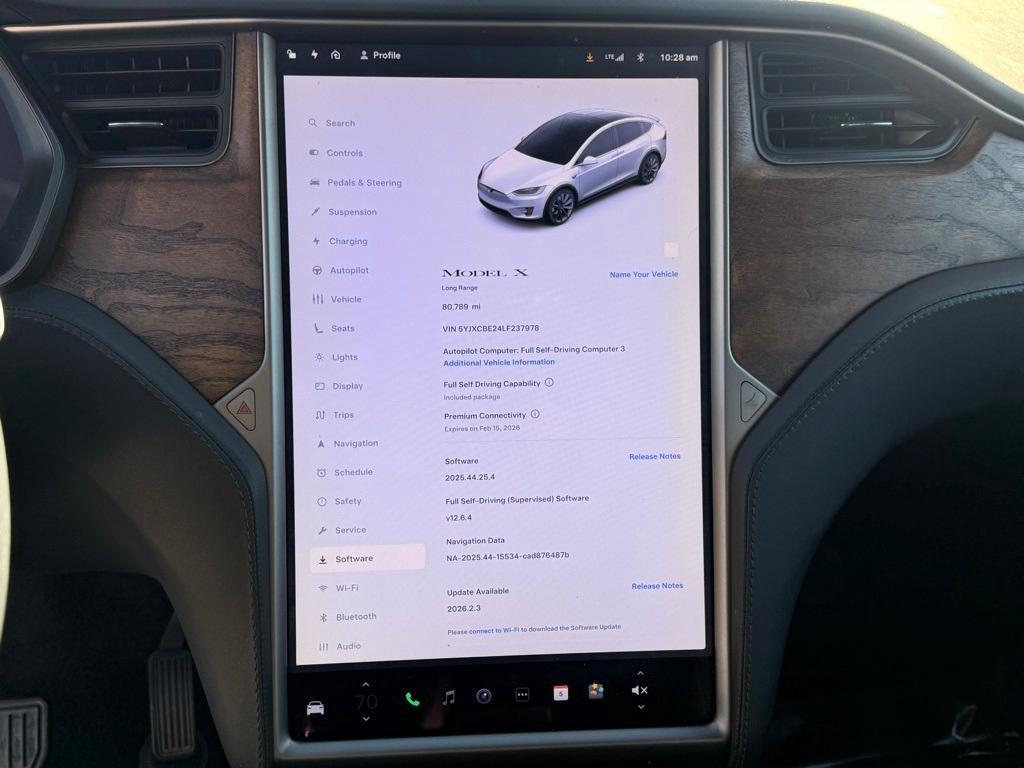 used 2020 Tesla Model X car, priced at $32,895