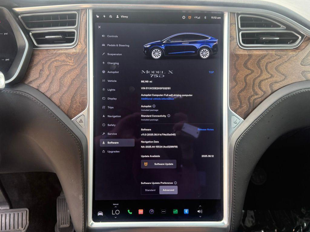 used 2016 Tesla Model X car, priced at $22,928
