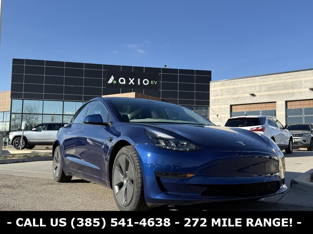 used 2023 Tesla Model 3 car, priced at $27,495