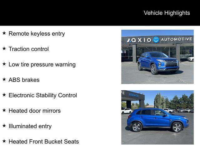 used 2024 Mitsubishi Outlander Sport car, priced at $17,988